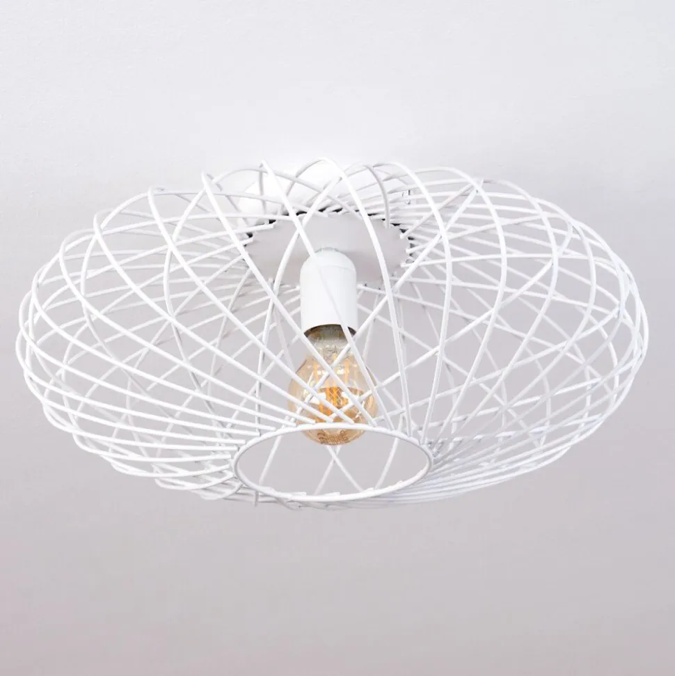 Plafonnier Wemude Blanc, 1 Lumiere