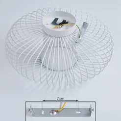 Plafonnier Wemude Blanc, 1 Lumiere