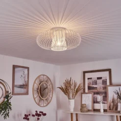 Plafonnier Wemude Blanc, 1 Lumiere