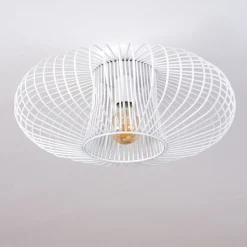 Plafonnier Wemude Blanc, 1 Lumiere