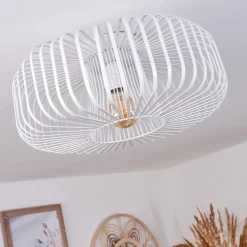 Plafonnier Wemude Blanc, 1 Lumiere