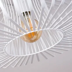 Plafonnier Wemude Blanc, 1 Lumiere