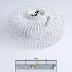 Plafonnier Wemude Blanc, 1 Lumiere