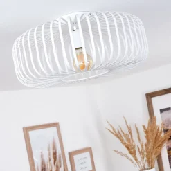 Plafonnier Wemude Blanc, 1 Lumiere