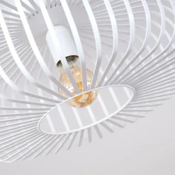 Plafonnier Wemude Blanc, 1 Lumiere