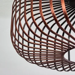 Plafonnier Wemude Cuivre, Noir, 1 Lumiere