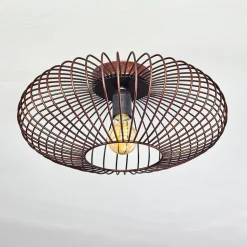 Plafonnier Wemude Cuivre, Noir, 1 Lumiere