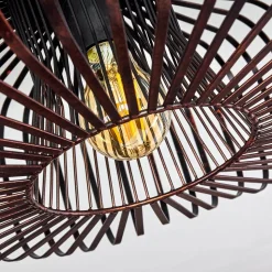Plafonnier Wemude Cuivre, Noir, 1 Lumiere