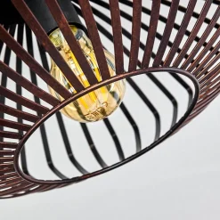 Plafonnier Wemude Cuivre, Noir, 1 Lumiere