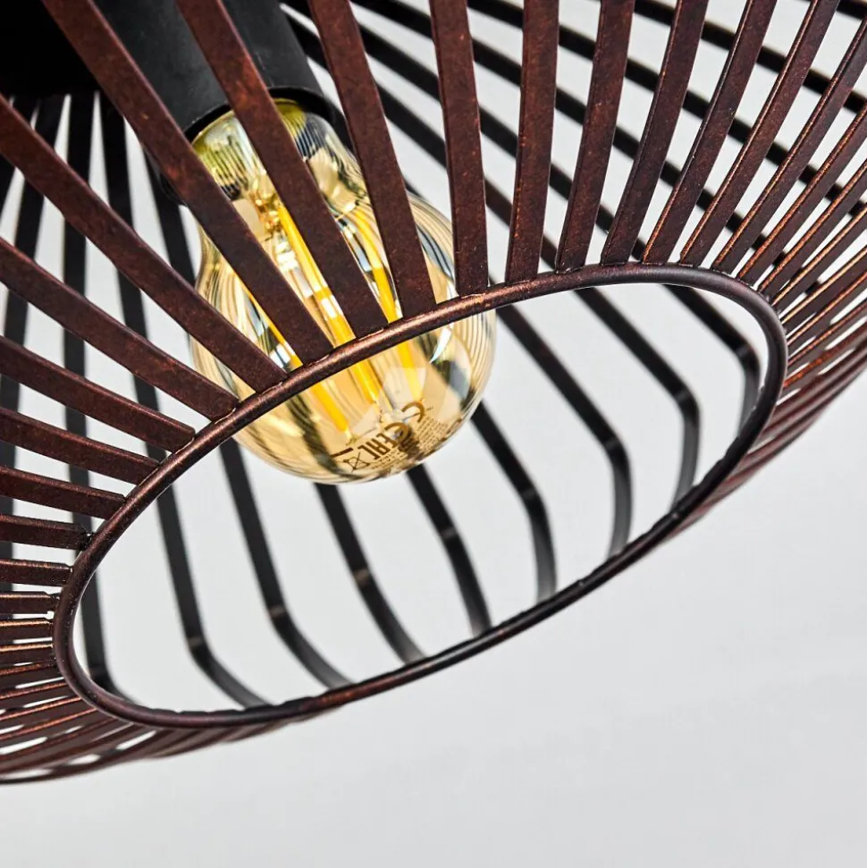 Plafonnier Wemude Cuivre, Noir, 1 Lumiere