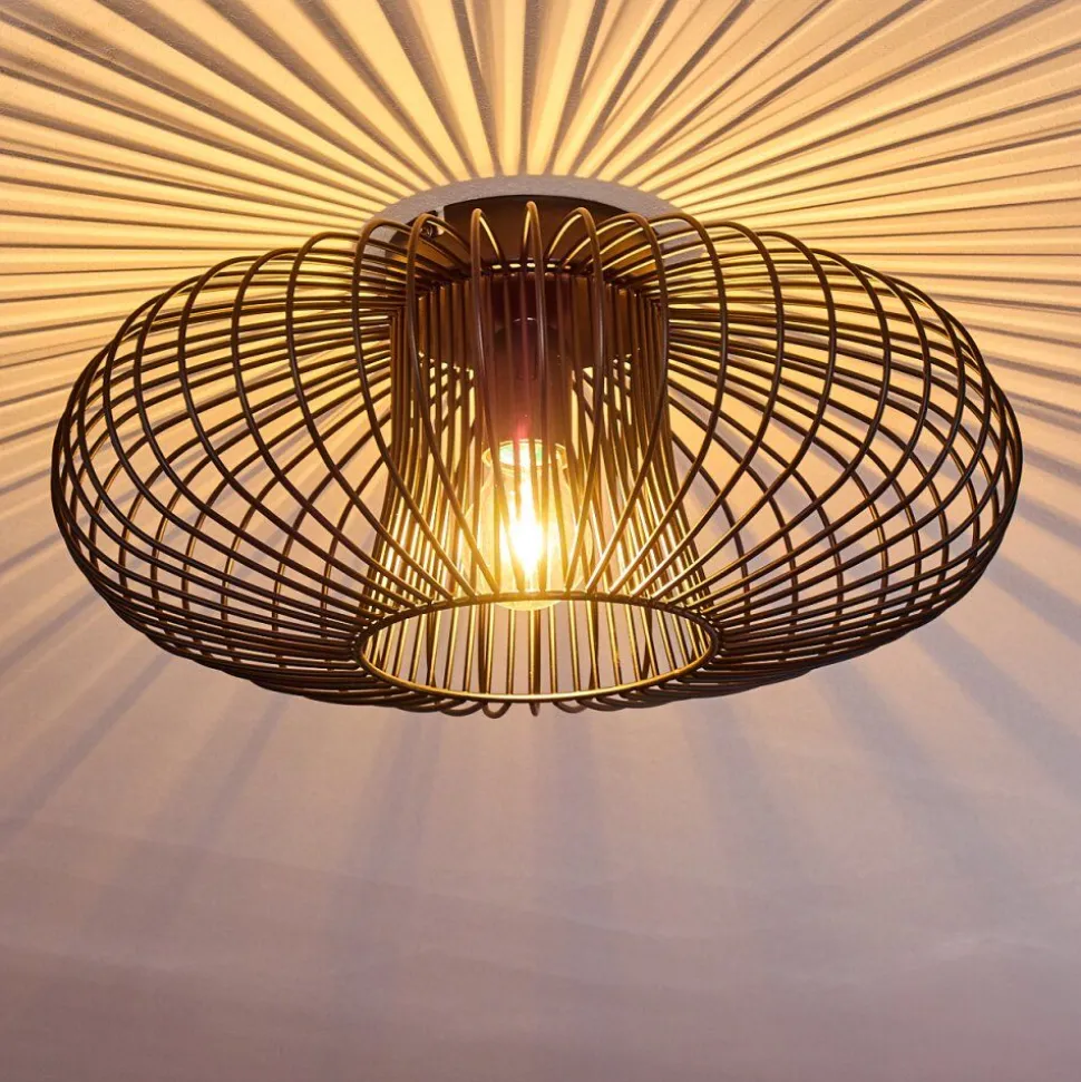 Plafonnier Wemude Noir, 1 Lumiere