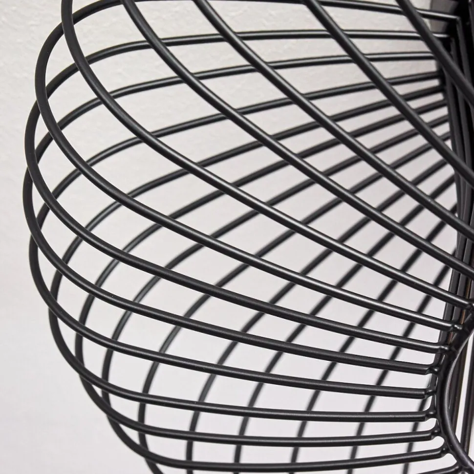 Plafonnier Wemude Noir, 1 Lumiere