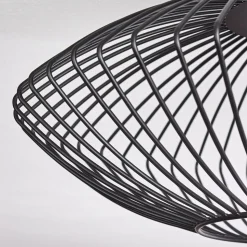 Plafonnier Wemude Noir, 1 Lumiere