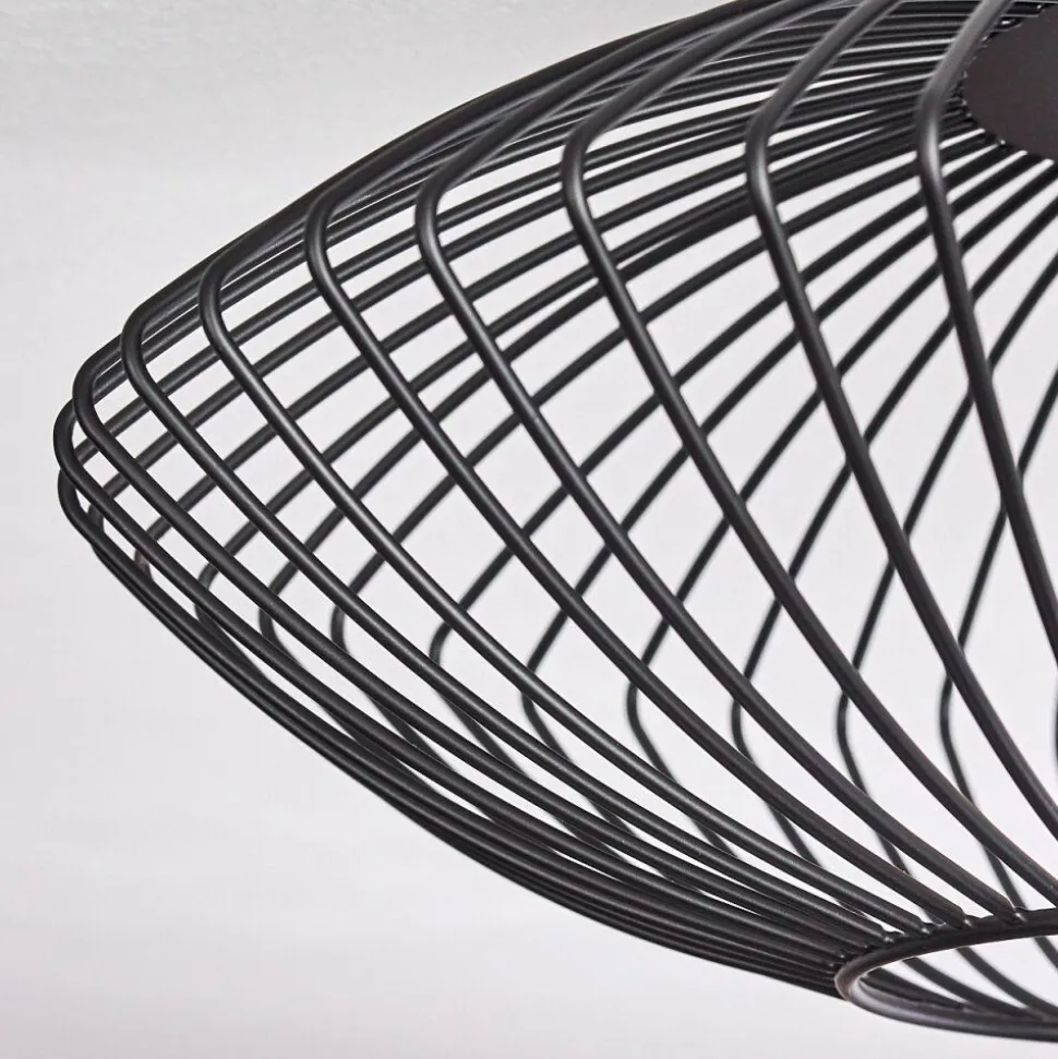 Plafonnier Wemude Noir, 1 Lumiere