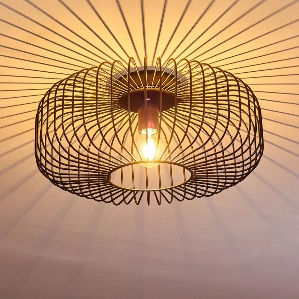 Plafonnier Wemude Noir, 1 Lumiere