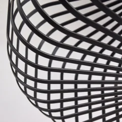 Plafonnier Wemude Noir, 1 Lumiere