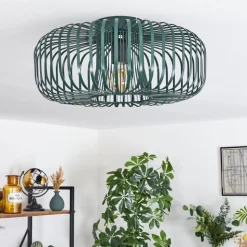 Plafonnier Wemude Vert, 1 Lumiere