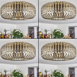 Plafonnier Wemude Vieux Laiton, 1 Lumiere