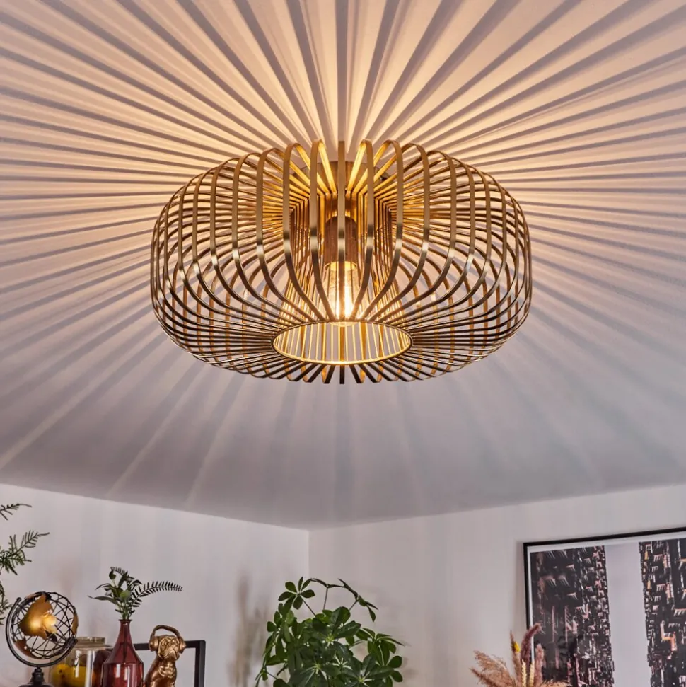 Plafonnier Wemude Vieux Laiton, 1 Lumiere