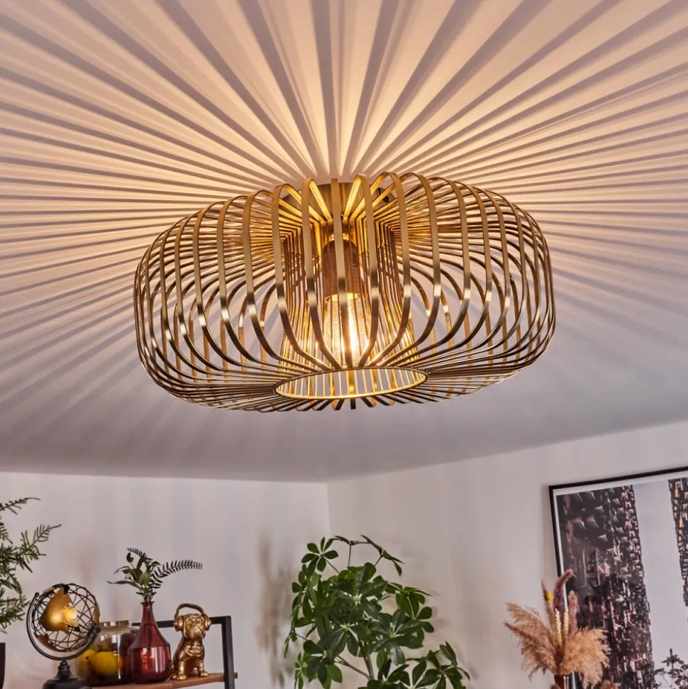 Plafonnier Wemude Vieux Laiton, 1 Lumiere