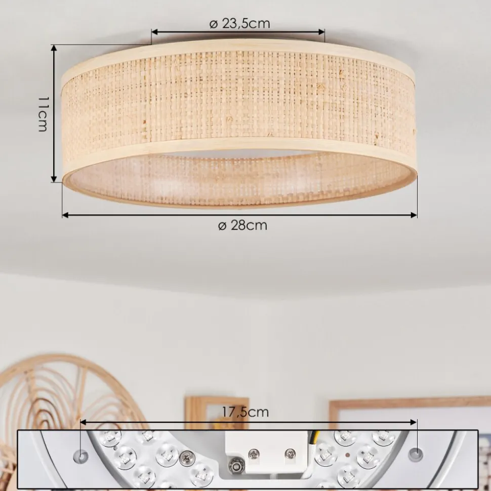 Plafonnier Wynona Led Blanc, 1 Lumiere