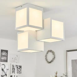 Plafonnierallonville Led Blanc, 1 Lumiere