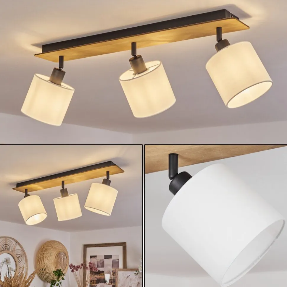 Plafonnieralsen Bois Fonce, 3 Lumieres