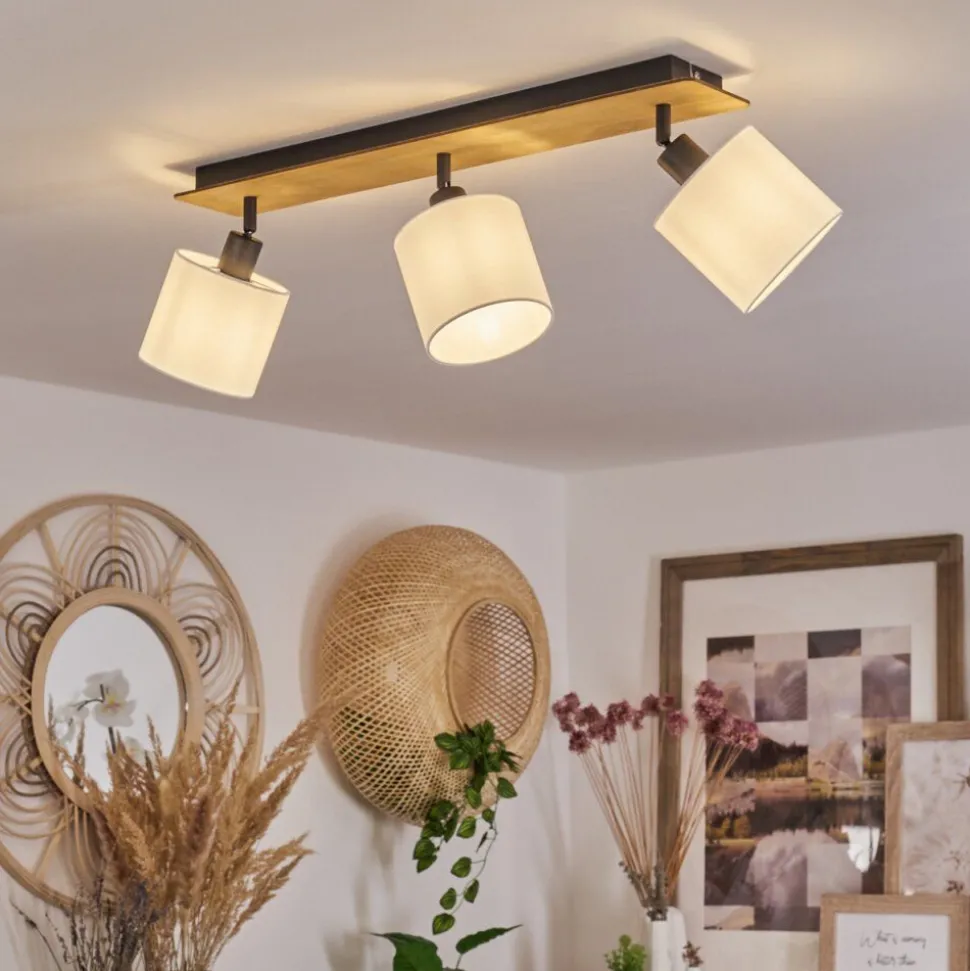 Plafonnieralsen Bois Fonce, 3 Lumieres