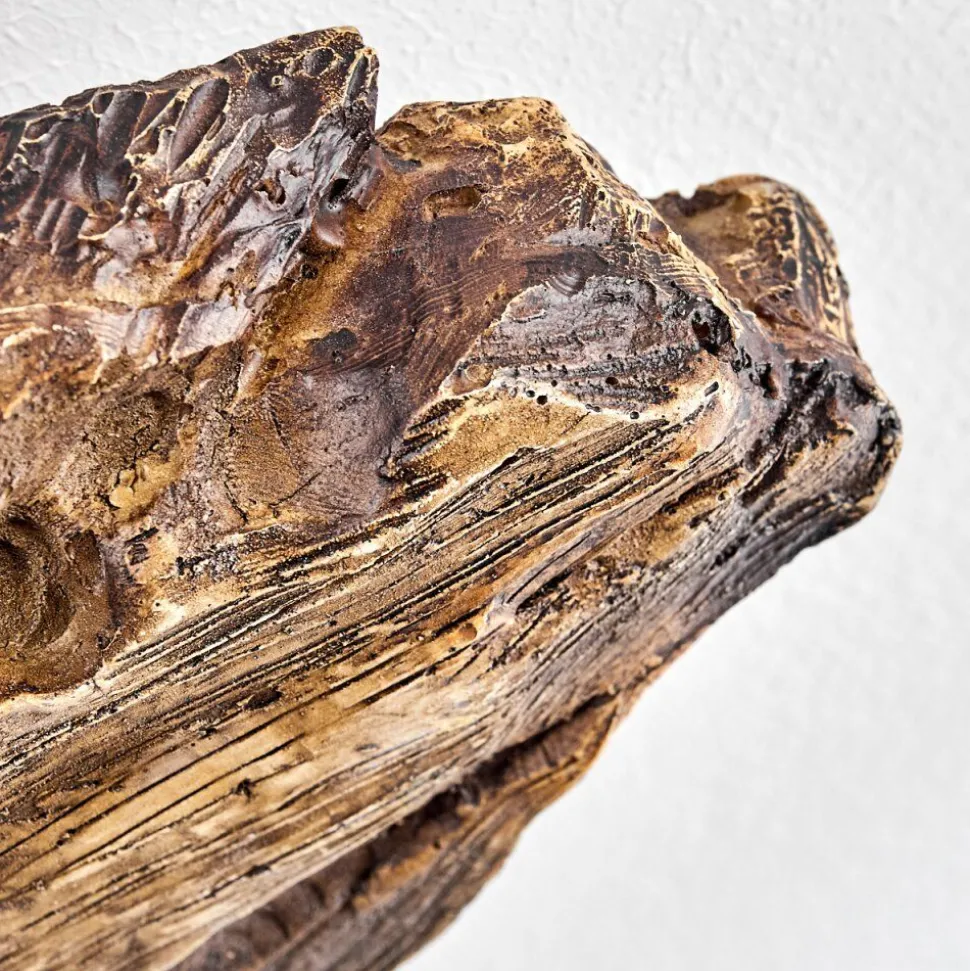 Plafonnierbardhaman Brun, Couleur Bois, Noir, 4 Lumieres