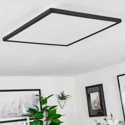 Plafonnierfolgares Led Noir, 1 Lumiere