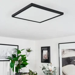 Plafonnierfolgares Led Noir, 1 Lumiere
