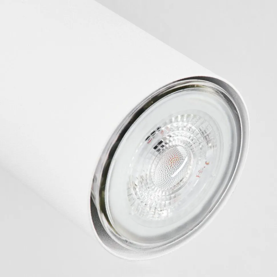 Plafonnierjavel Chrome, Blanc, 3 Lumieres