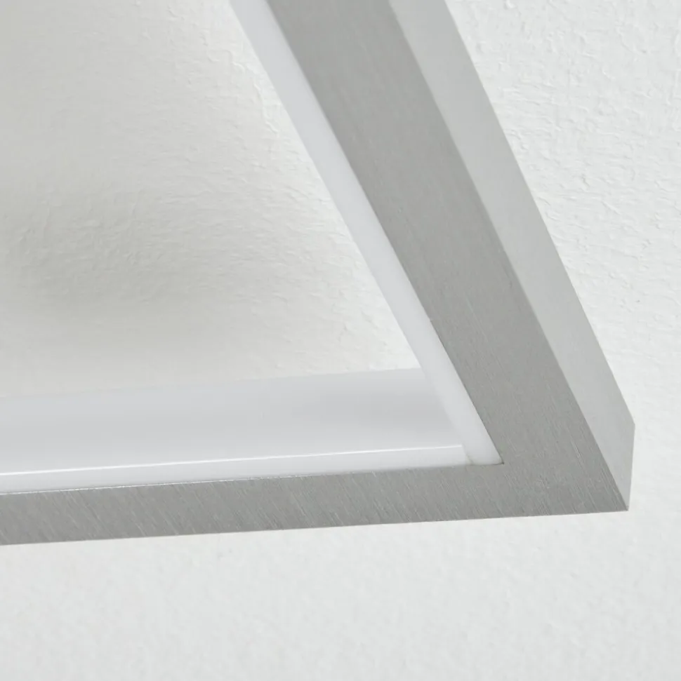 Plafonnierlongos Led Aluminium, 1 Lumiere, Telecommandes