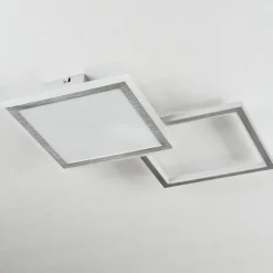 Plafonnierlongos Led Aluminium, 1 Lumiere, Telecommandes