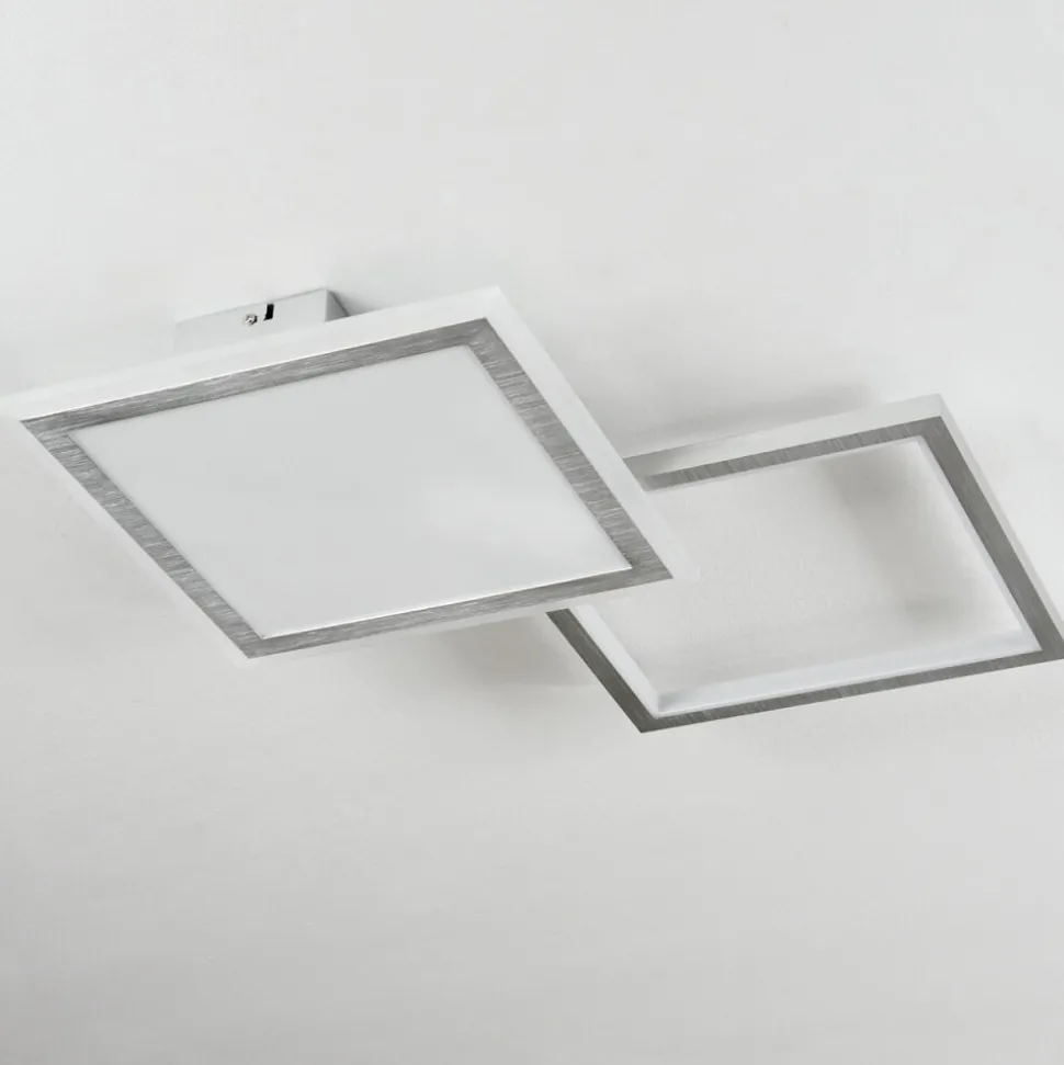 Plafonnierlongos Led Aluminium, 1 Lumiere, Telecommandes