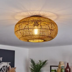 Plafonniermulstrand Ecru, 1 Lumiere