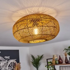 Plafonniermulstrand Ecru, 1 Lumiere