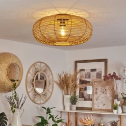 Plafonniermulstrand Ecru, 1 Lumiere