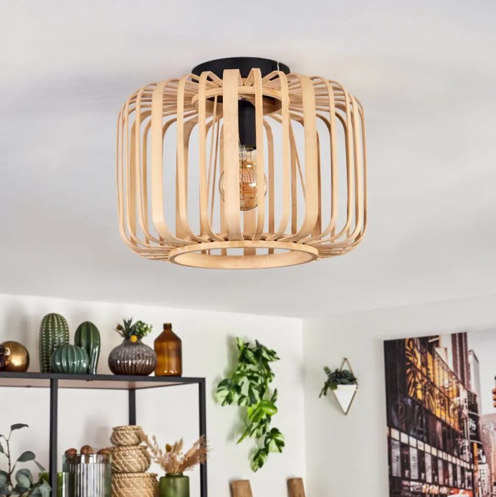 Plafonnieroravi Bois Clair, 1 Lumiere