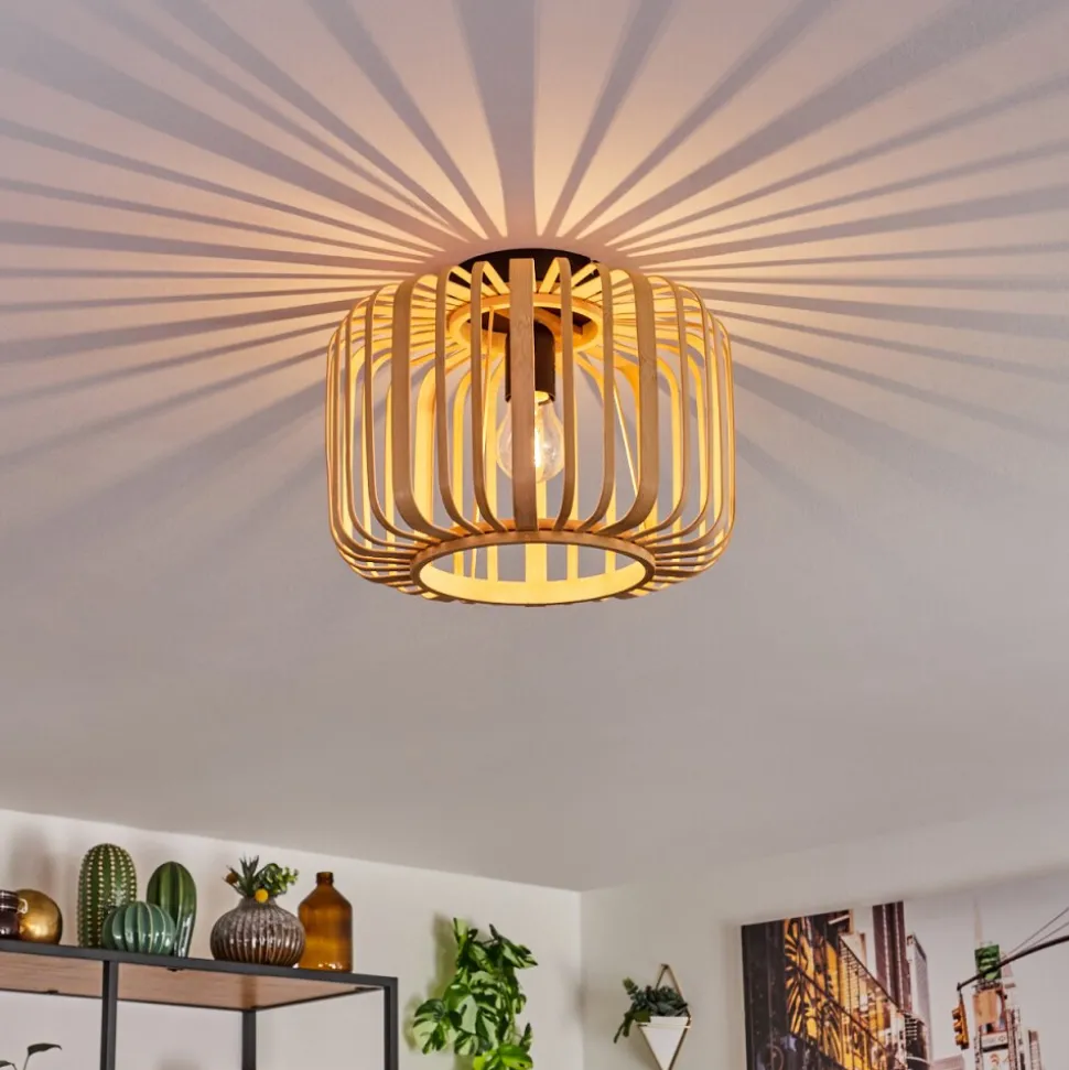 Plafonnieroravi Bois Clair, 1 Lumiere