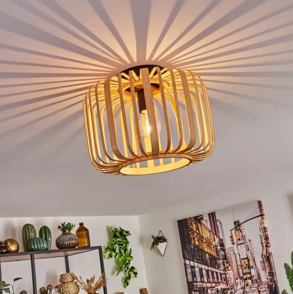 Plafonnieroravi Bois Clair, 1 Lumiere