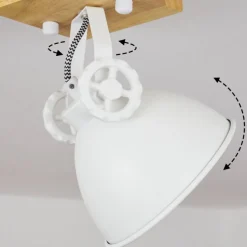 Plafonniersvanfolk Ecru, Blanc, 1 Lumiere