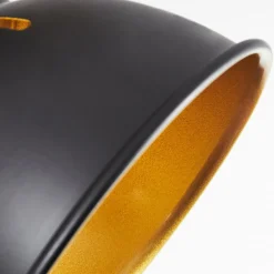 Plafonniertina Chrome, Ecru, Noir, 4 Lumieres