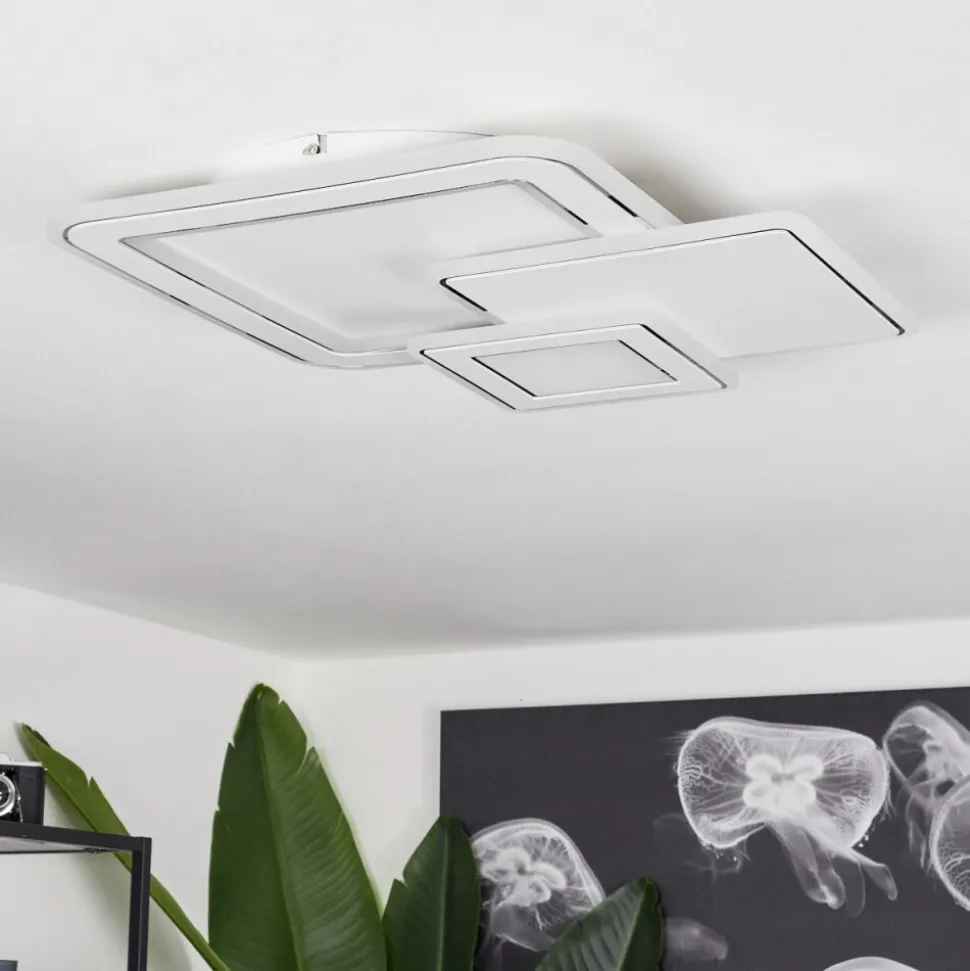Plafonniertomazes Led Blanc, 1 Lumiere, Telecommandes