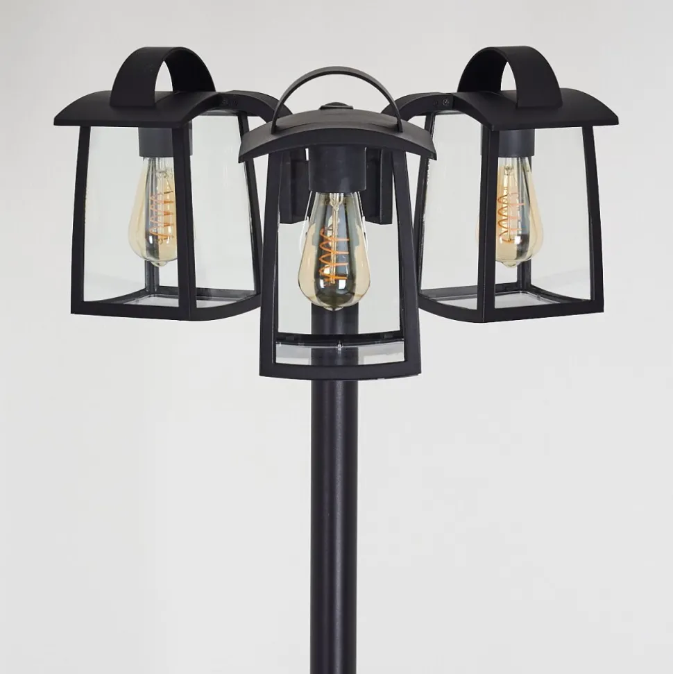 Reverbere Trosa Noir, 3 Lumieres