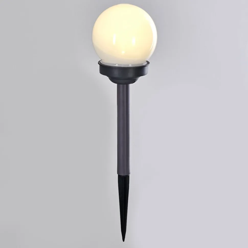 Set De 12 Lampes De Jardin Hakon Led Gris, 1 Lumiere