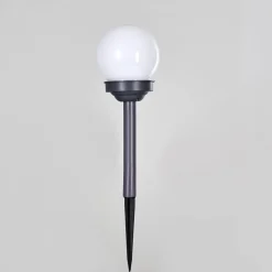Set De 12 Lampes De Jardin Hakon Led Gris, 1 Lumiere