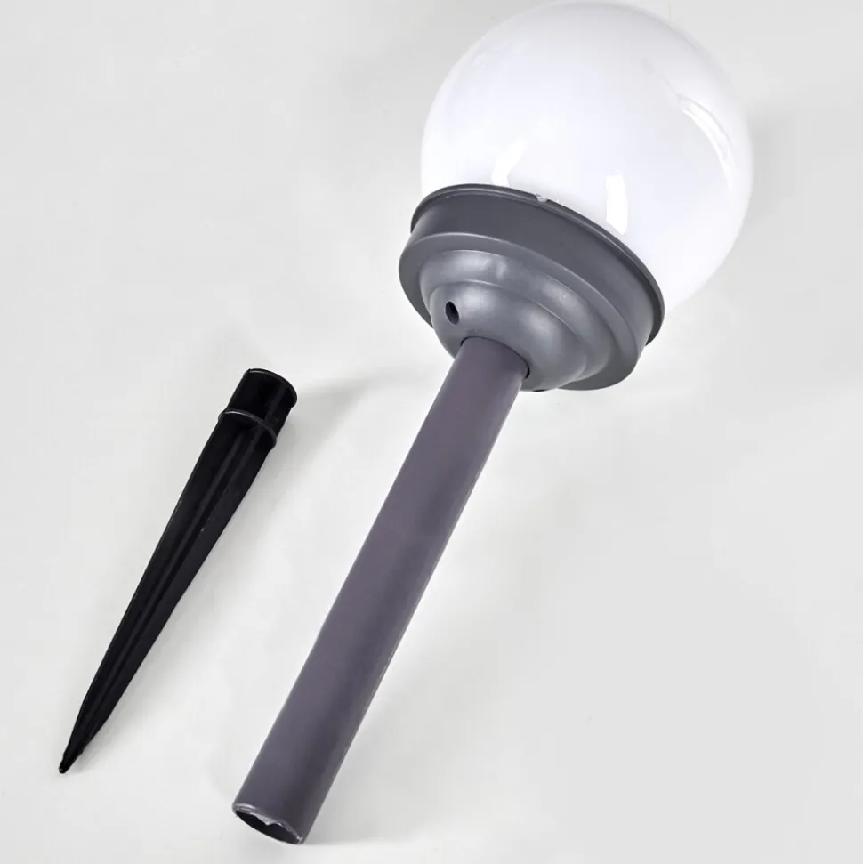Set De 12 Lampes De Jardin Hakon Led Gris, 1 Lumiere