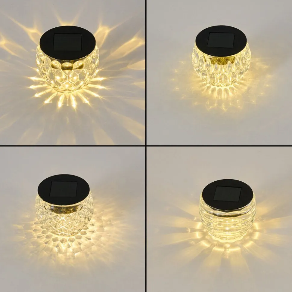 Set De 24 Lampes Solaires Benson Led Noir, 1 Lumiere