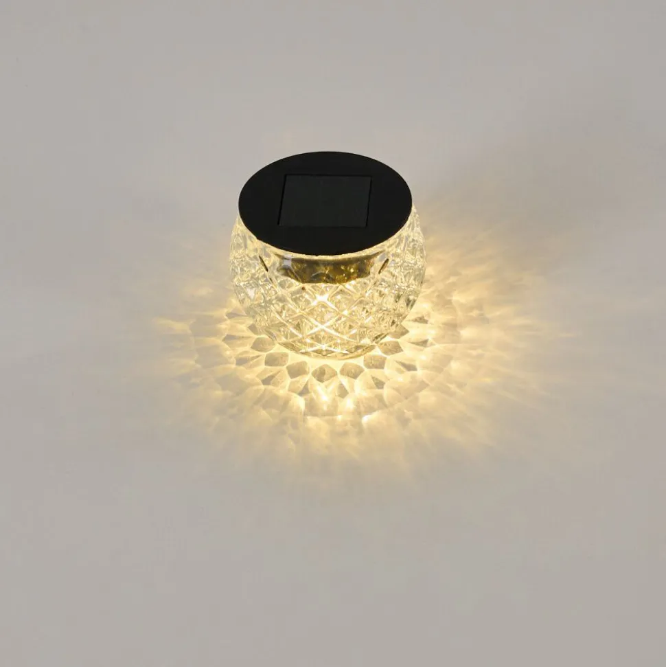 Set De 24 Lampes Solaires Benson Led Noir, 1 Lumiere